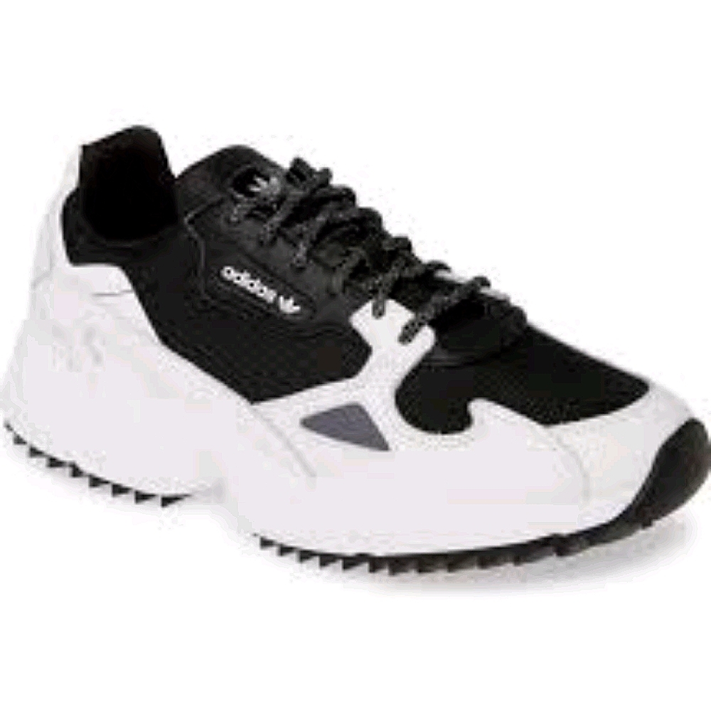 Black and White Adidas Falcon